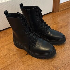 A New Day Womens Combat Boots 9.5 Black